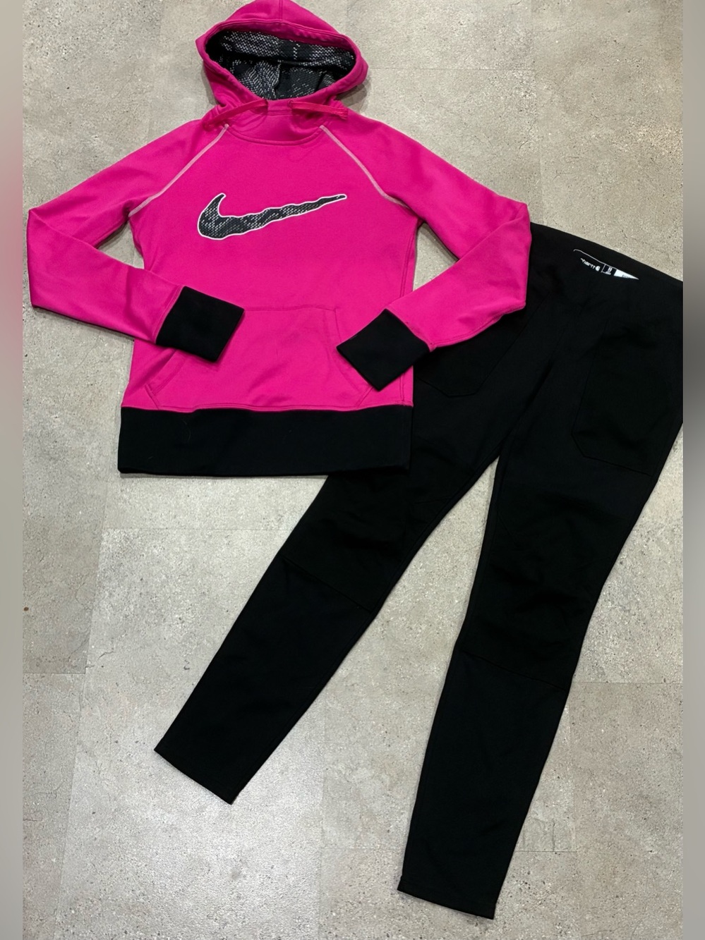 Women’s NIKE/CARHARTT Force Reinforced Leggings & Hoodie Sweatshirt, sz XS